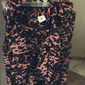 Blouse with camouflage coloring